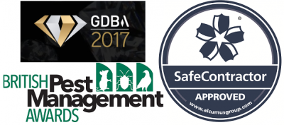 SafeContractor, Gatwick Diamond Business Awards, British Pest Management Awards