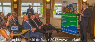 Paul giving a talk at the Sutton United Business Club Luncheon